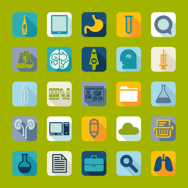 Set of medicine icons — Stock Vector