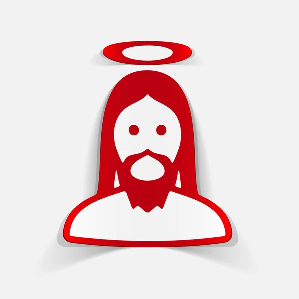 Realistiska designelement: jesus — Stock vektor