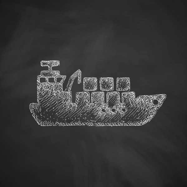 Εικονίδιο πλοίου — Διανυσματικό Αρχείο