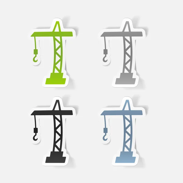 Hoisting crane icon — Stock Vector