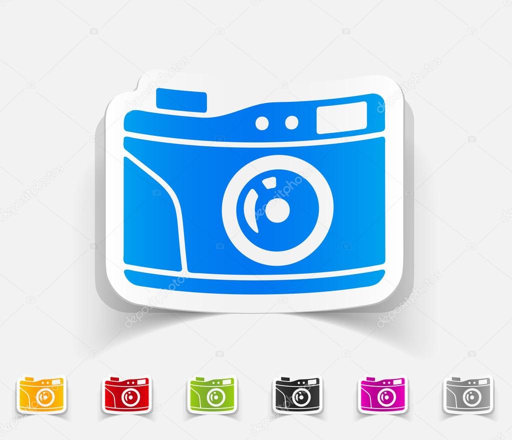 Old photocamera icon