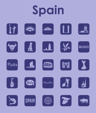 İspanya basit simgeler kümesi