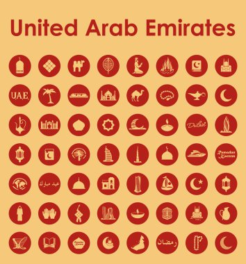 Birleşik Arap Emirlikleri basit simgeler