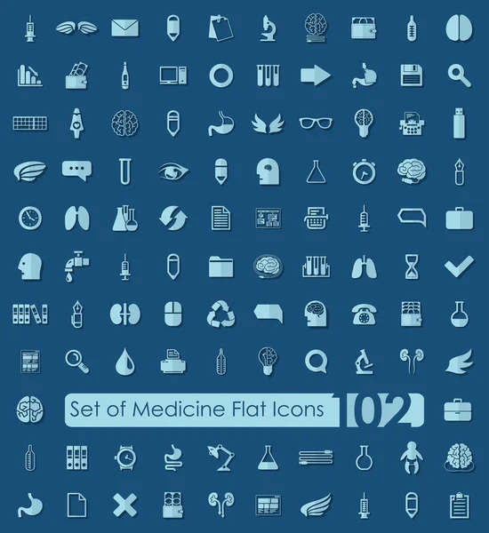 Set of medicine icons — Stock Vector