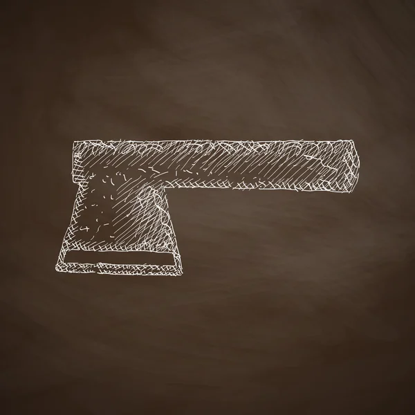 Kara tahta balta simgesi