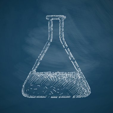 Kara tahta simgesine tüp