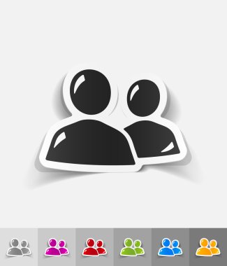 Gerçekçi tasarım öğesi, kişi simgesi