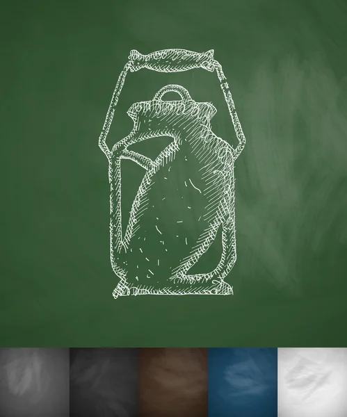 Icône de canette d'eau — Image vectorielle