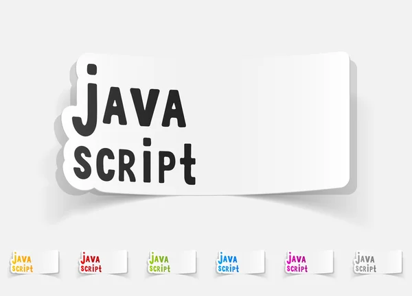 Icono Java script — Vector de stock