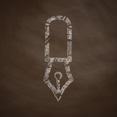 Yazı tahtası kalem simgesini