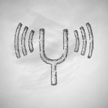 Tuning-fork icon clipart