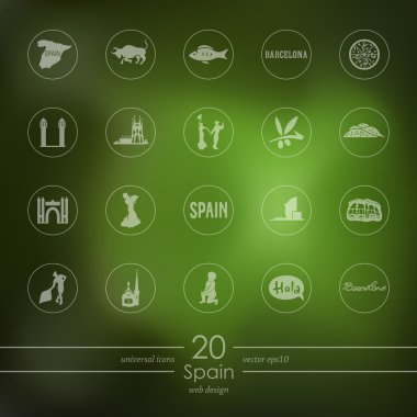 İspanya simgeleri dizisi