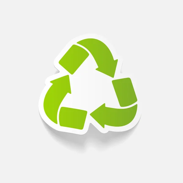 Recycle sign icon — Stock Vector