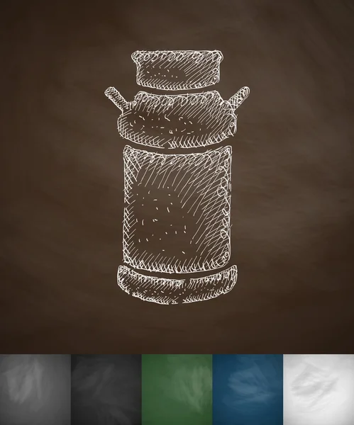 Icono de la lata de agua — Archivo Imágenes Vectoriales