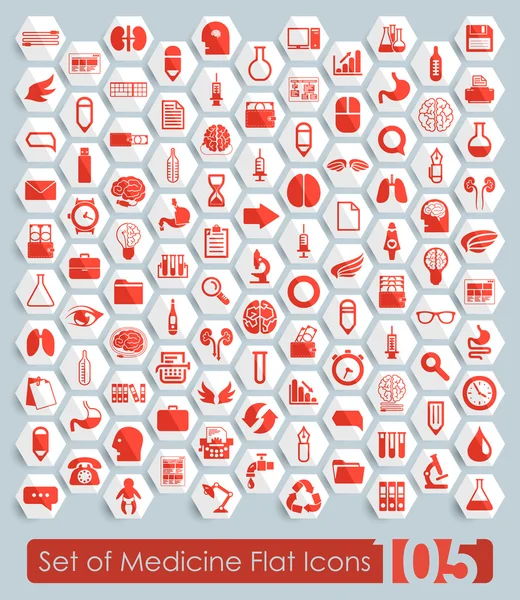 Set of medicine icons — Stock Vector
