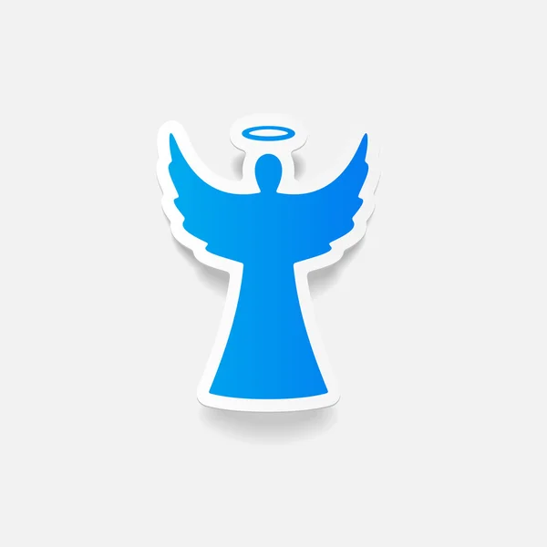 Elemento de design realista: anjo — Vetor de Stock