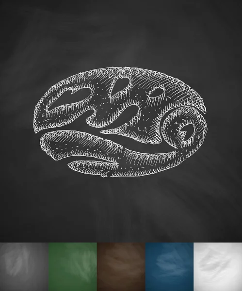 ไอคอนนมบนแผ่นจารึก — ภาพเวกเตอร์สต็อก