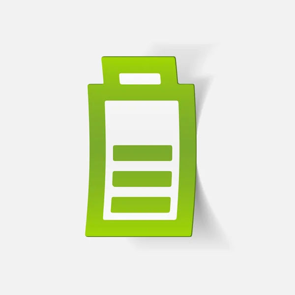 Charge battery icon — Stock Vector