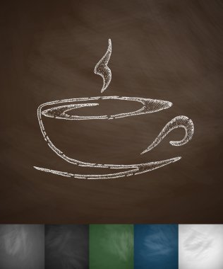 Bir fincan kahve ikonu