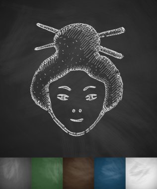 Download Japanese Woman Icon Free Vector Eps Cdr Ai Svg Vector Illustration Graphic Art