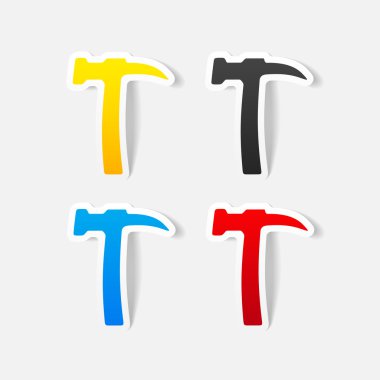 Gerçekçi tasarım çekiç