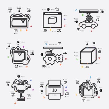 Üç d Yazıcı Infographic