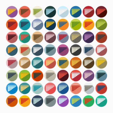 Düz tasarım: panpipes