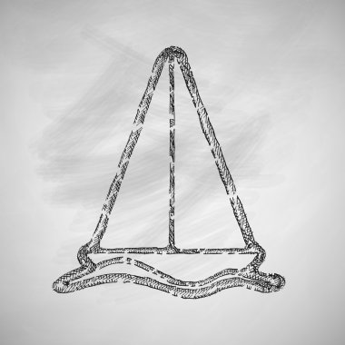 Yelkenli simgesi tasarım