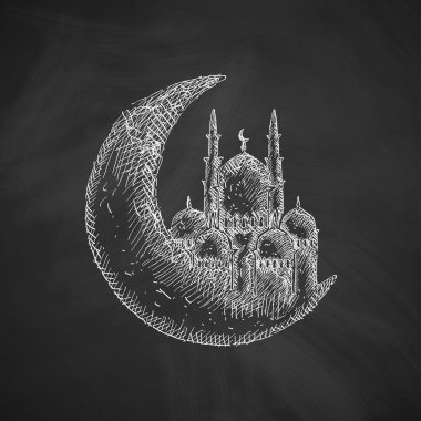 Ay simgesi tasarım.