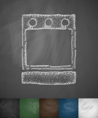 Fırın simgesi tasarım