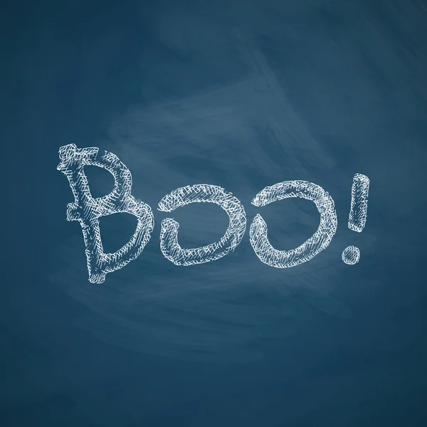 Boo icon design — Stock Vector