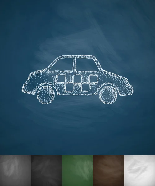 Conception icône de taxi — Image vectorielle