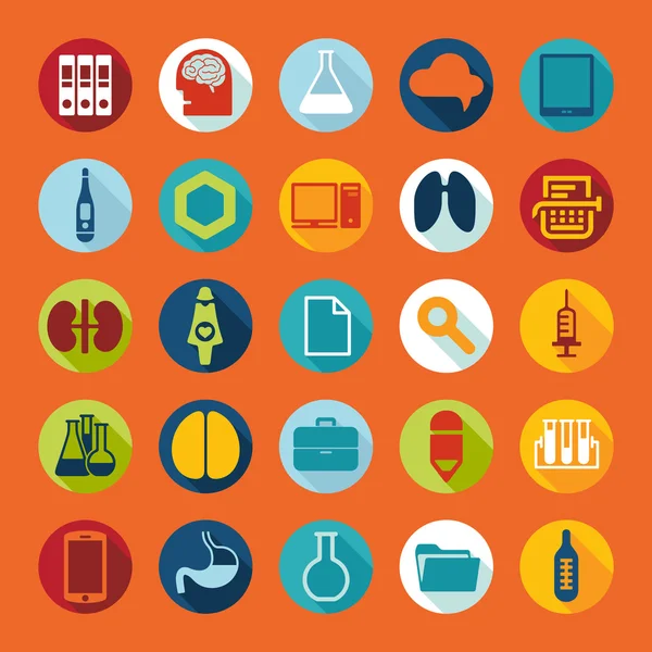 Set of medicine icons — Stock Vector