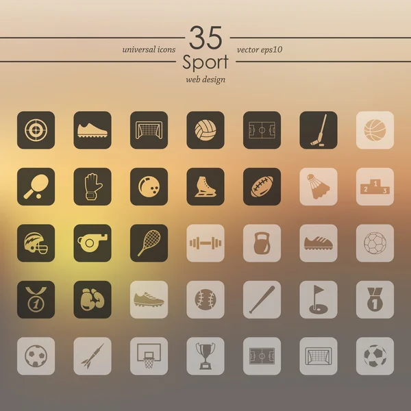 Set of sport icons — Stock Vector