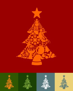 Noel ağacı simgesini