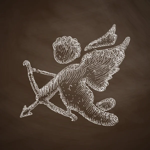 Icône de l'ange — Image vectorielle