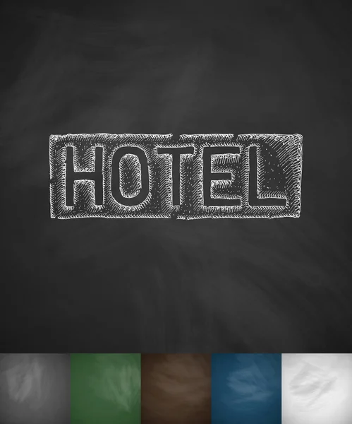 HOTEL icon — Stock Vector