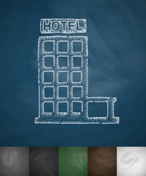 Hotel pictogram — Stockvector