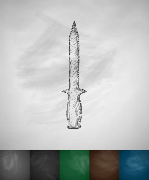 Cuchillo icono — Vector de stock