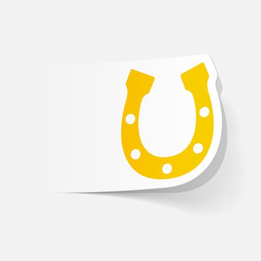 Gerçekçi tasarım öğesi. at nalı