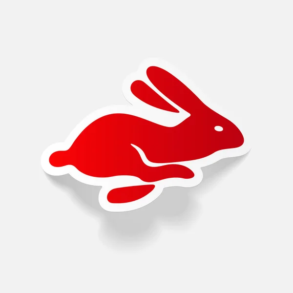 现实设计复活节兔 — 图库矢量图片