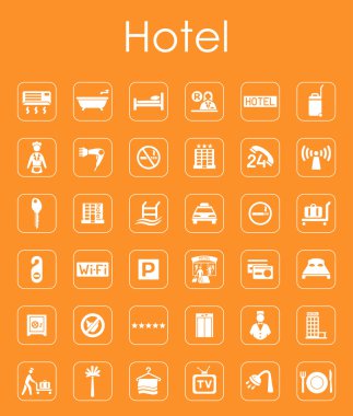 Otel basit simgeler kümesi