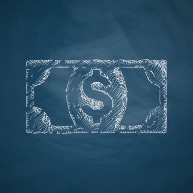 Money icon design clipart