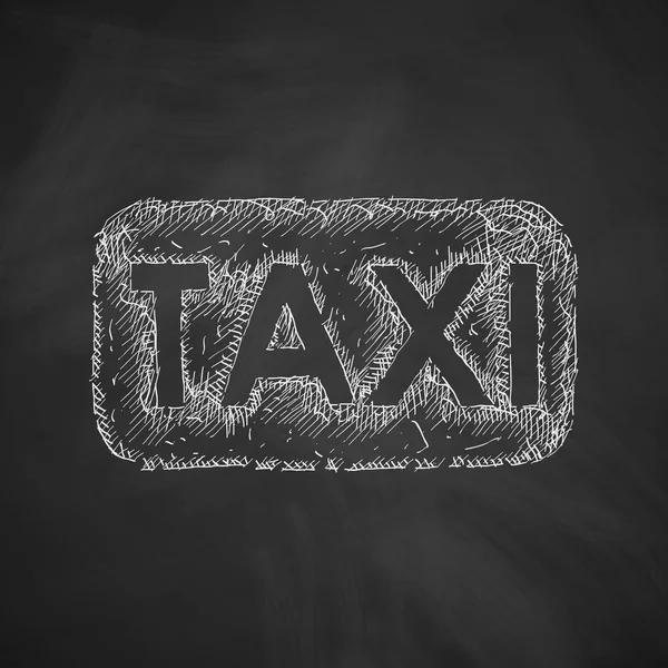 Taxi icono de diseño — Archivo Imágenes Vectoriales