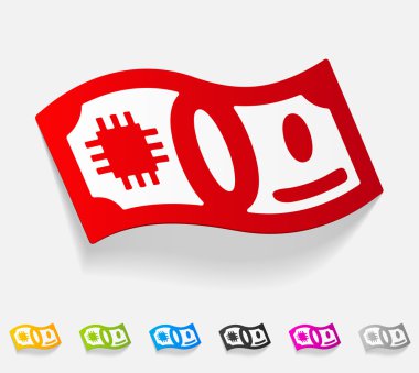 gerçekçi tasarım öğesi. Bill