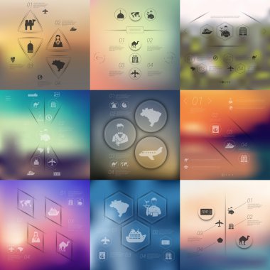 Turizm Infographic tasarım