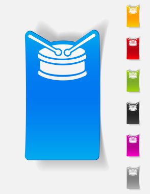 Gerçekçi tasarım davul