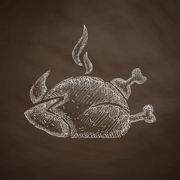 Icône poulet design — Image vectorielle