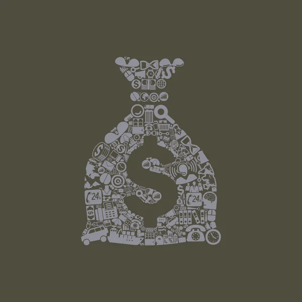 Geld pictogram ontwerp — Stockvector