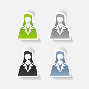 Gerçekçi telefon işleç simgesi